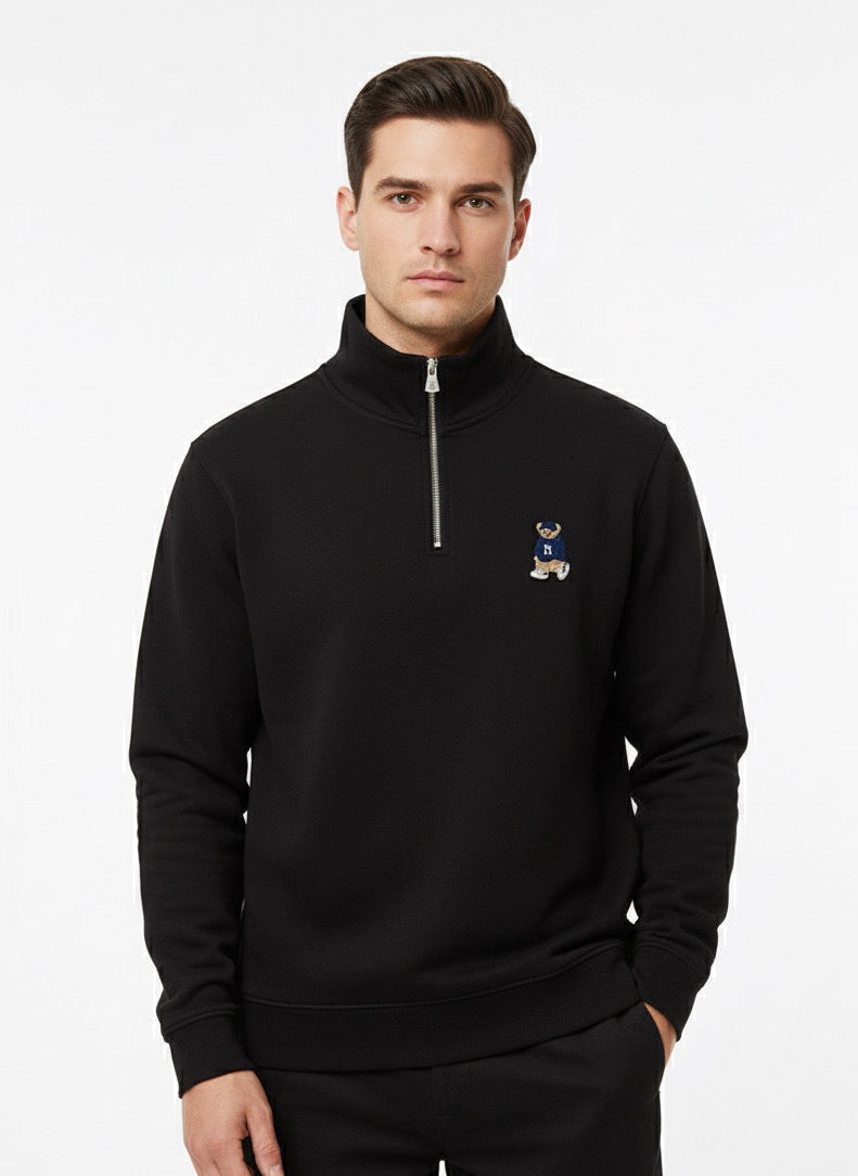 Sweatshirt with Polo Bear Embroidery