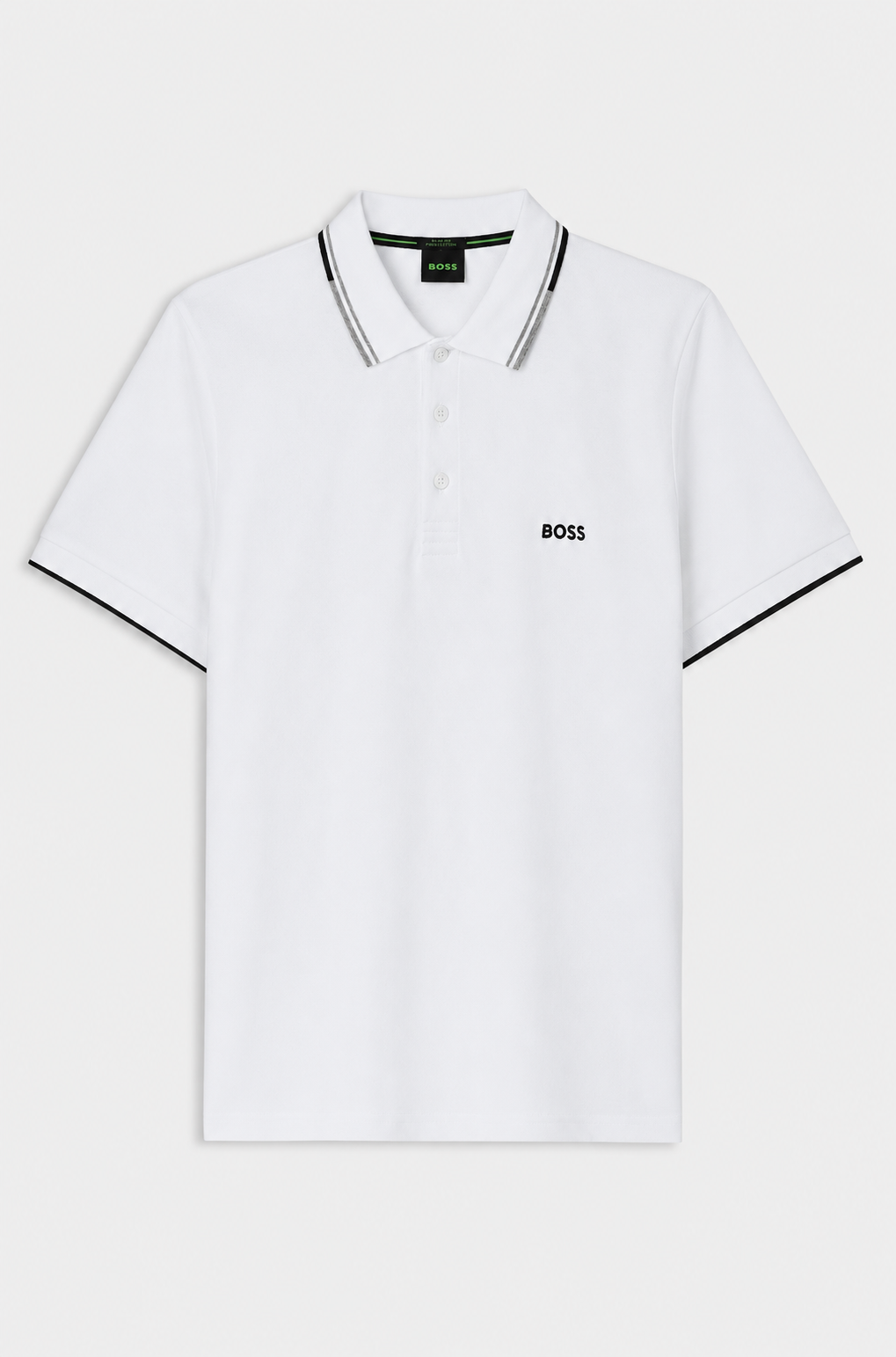 BOSS Slim-Fit Piqué Polo Shirt with Contrast Tipping