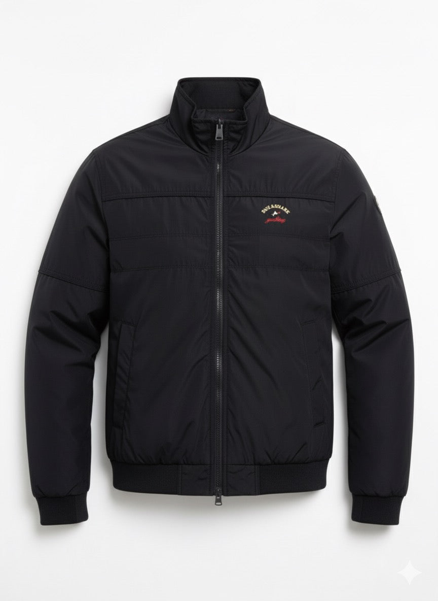 Paul & Shark Black Lightweight Quilted Jacket