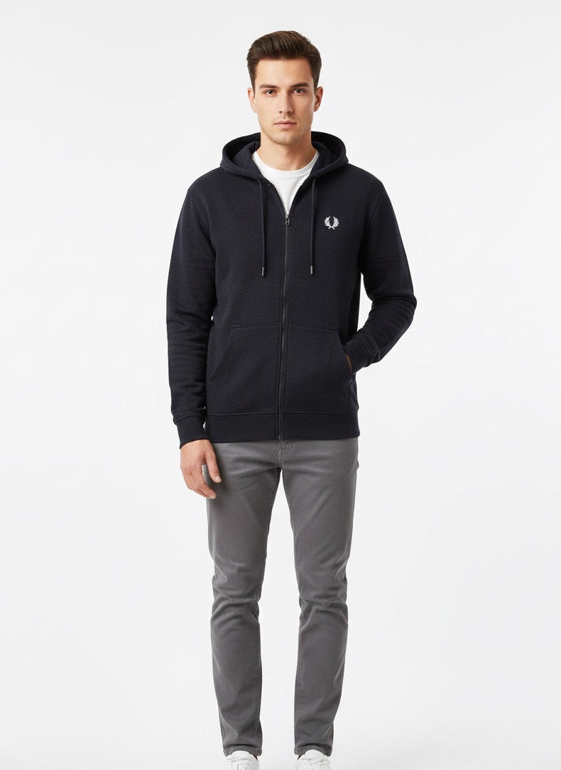 Fred Perry Classic Loopback Full-Zip Hoodie