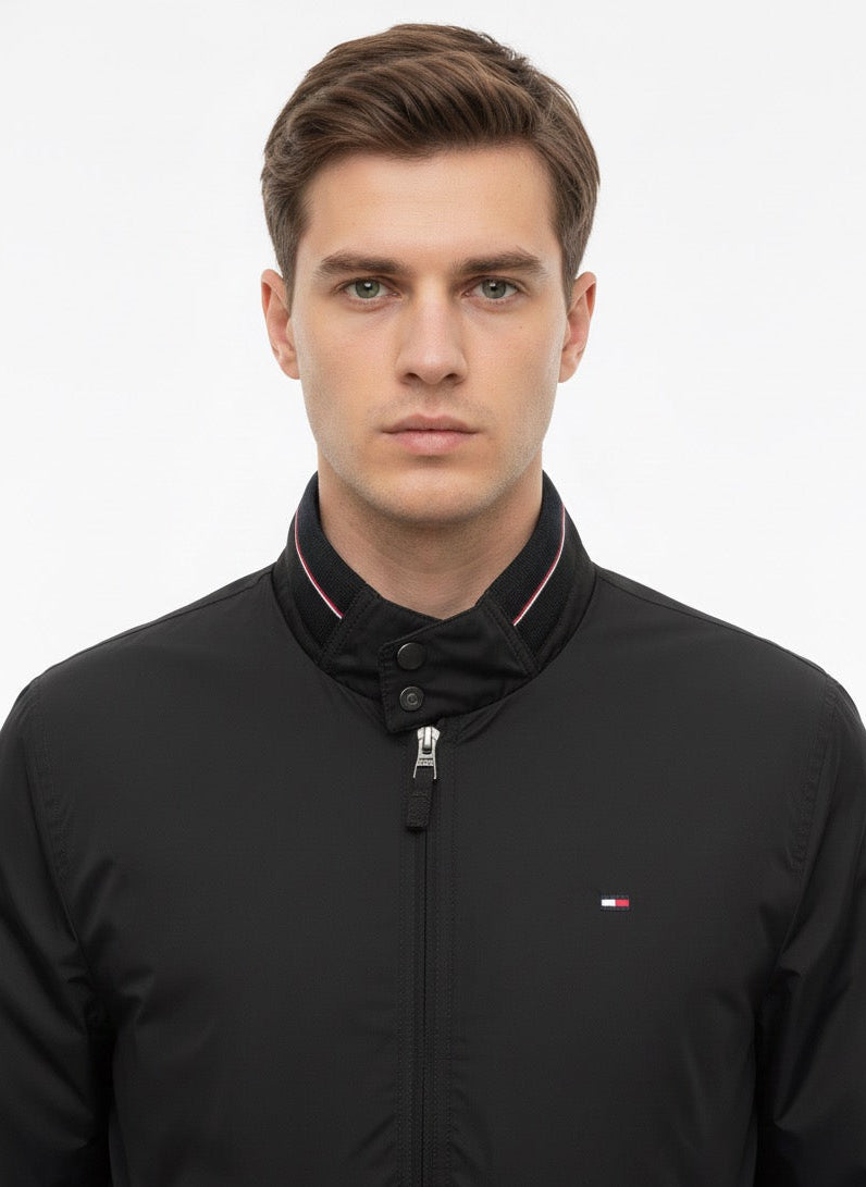 Tommy Hilfiger Core Black Essential Bomber Jacket