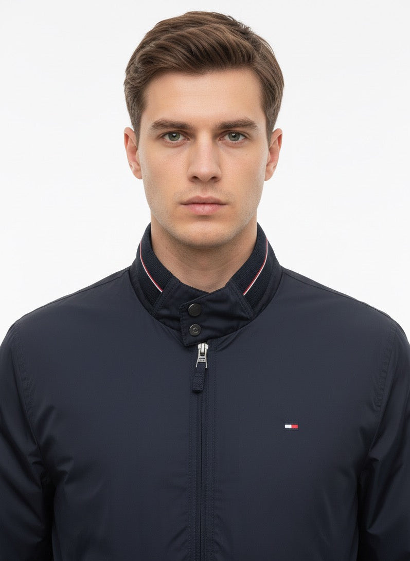 Tommy Hilfiger Essential Lightweight Navy Bomber Jacket