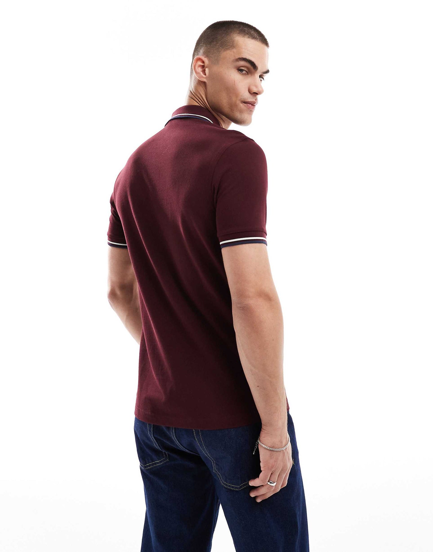 Fred Perry Slim-Fit Twin Tipped Cotton Piqué Polo Shirt