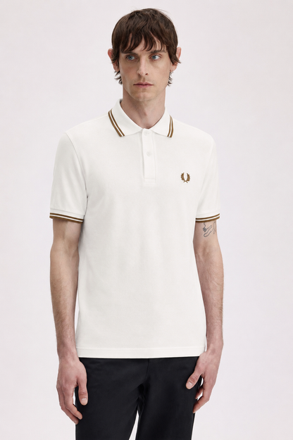 Fred Perry Slim-Fit Twin Tipped Cotton Piqué Polo Shirt