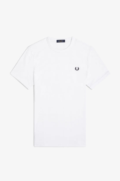 Fred Perry Authentic Crew Neck T-Shirt – White