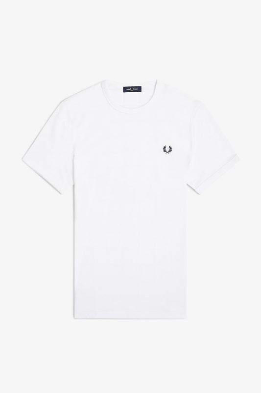 Fred Perry Authentic Crew Neck T-Shirt – White