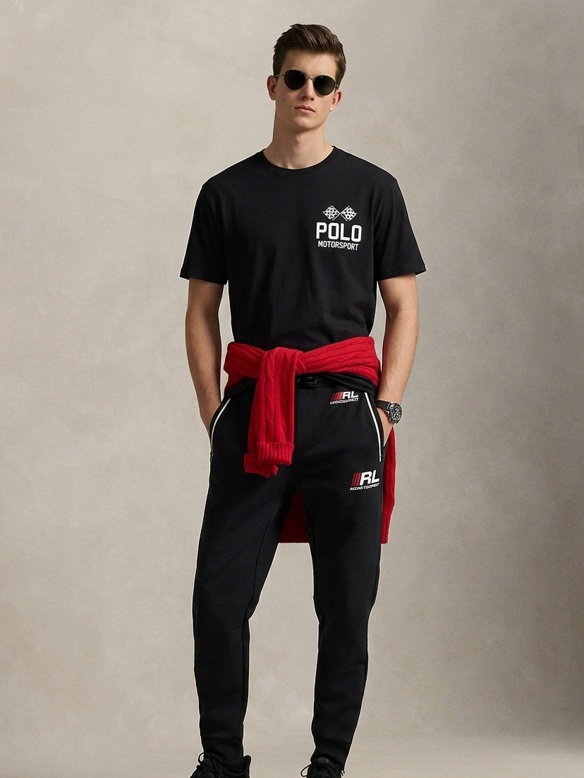 Polo Ralph Lauren – Custom Slim Fit Motorsport Graphic T-Shirt