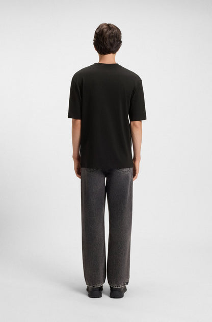 HUGO Relaxed-Fit Cotton T-Shirt with "Creative Dept." Block Logod