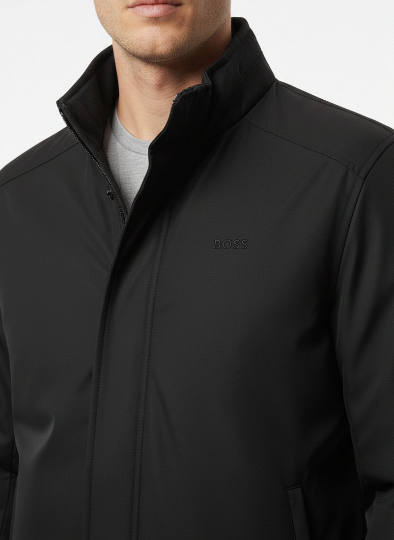 BOSS Men's Performance Softshell Jacket - Jet Black