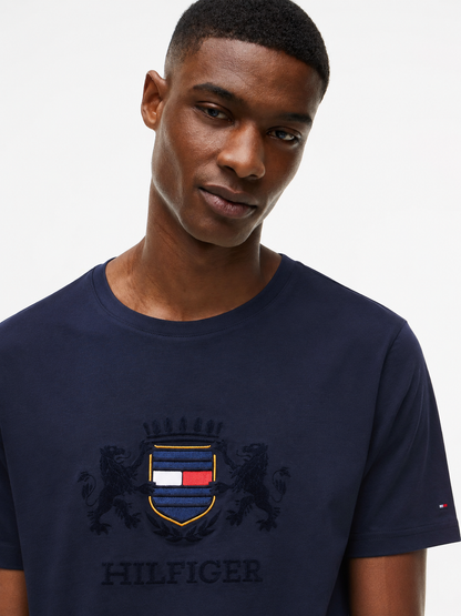 Tommy Hilfiger Crest Logo Slim Fit T-Shirt