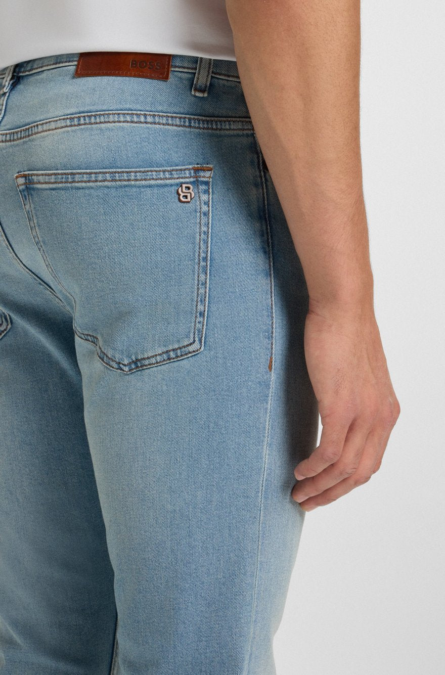 DELAWARE SLIM-FIT JEANS IN BLUE COMFORT-STRETCH DENIM