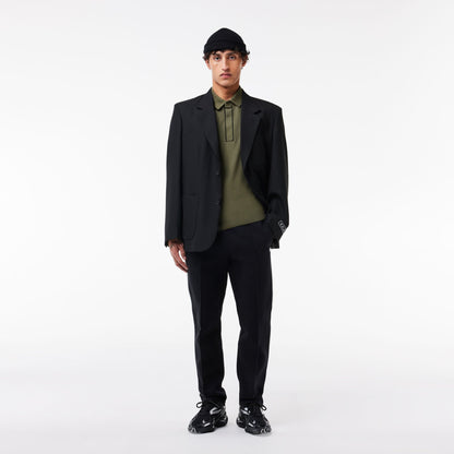 Lacoste Regular Fit Piped Organic Cotton Polo Shirt – Khaki Green