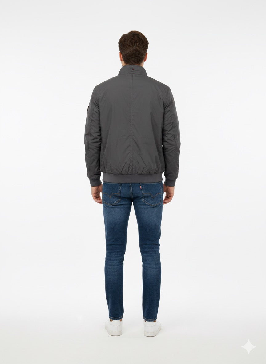 Paul & Shark Lightweight Zip-Up Jacket with Stand Collar