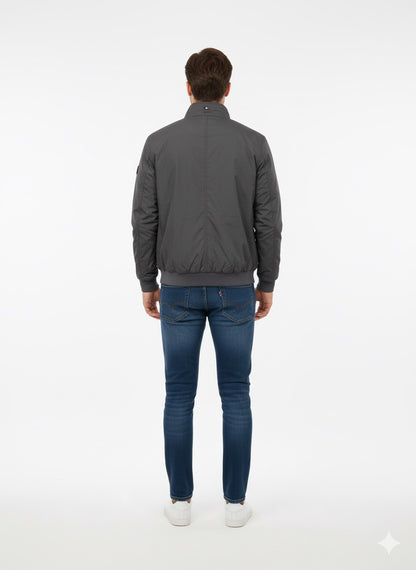 Paul & Shark Lightweight Zip-Up Jacket with Stand Collar