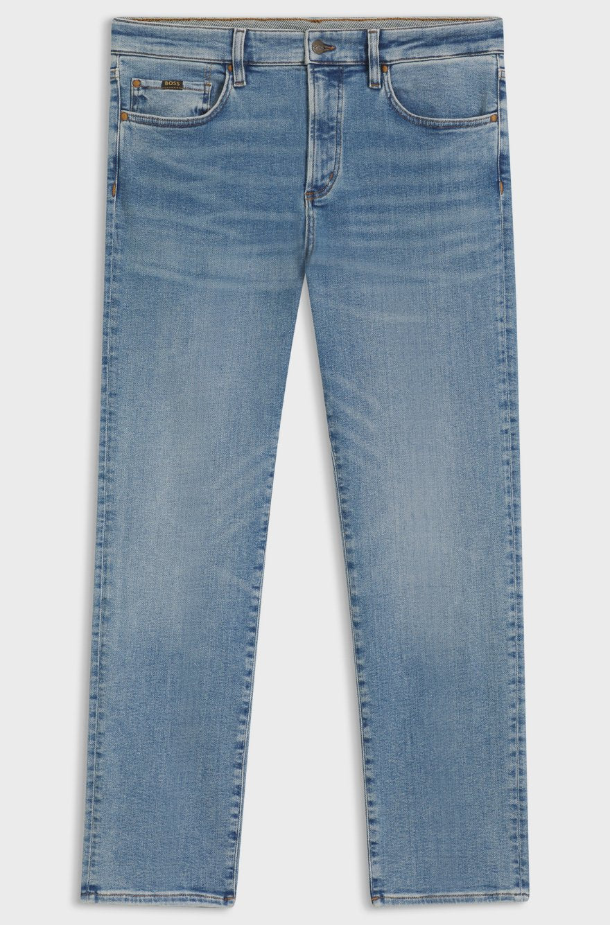 SLIM-FIT JEANS IN BLUE PERFORMANCE-STRETCH DENIM