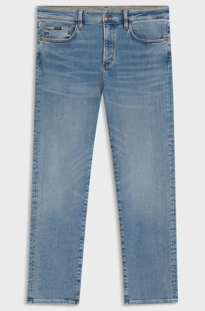 SLIM-FIT JEANS IN BLUE PERFORMANCE-STRETCH DENIM
