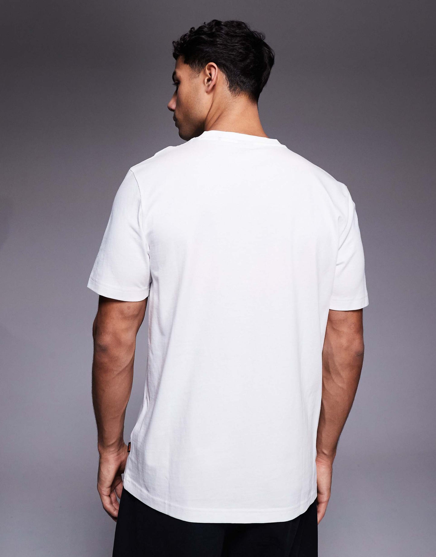 BOSS Regular-Fit Cotton T-Shirt with Gradient Wave Logo