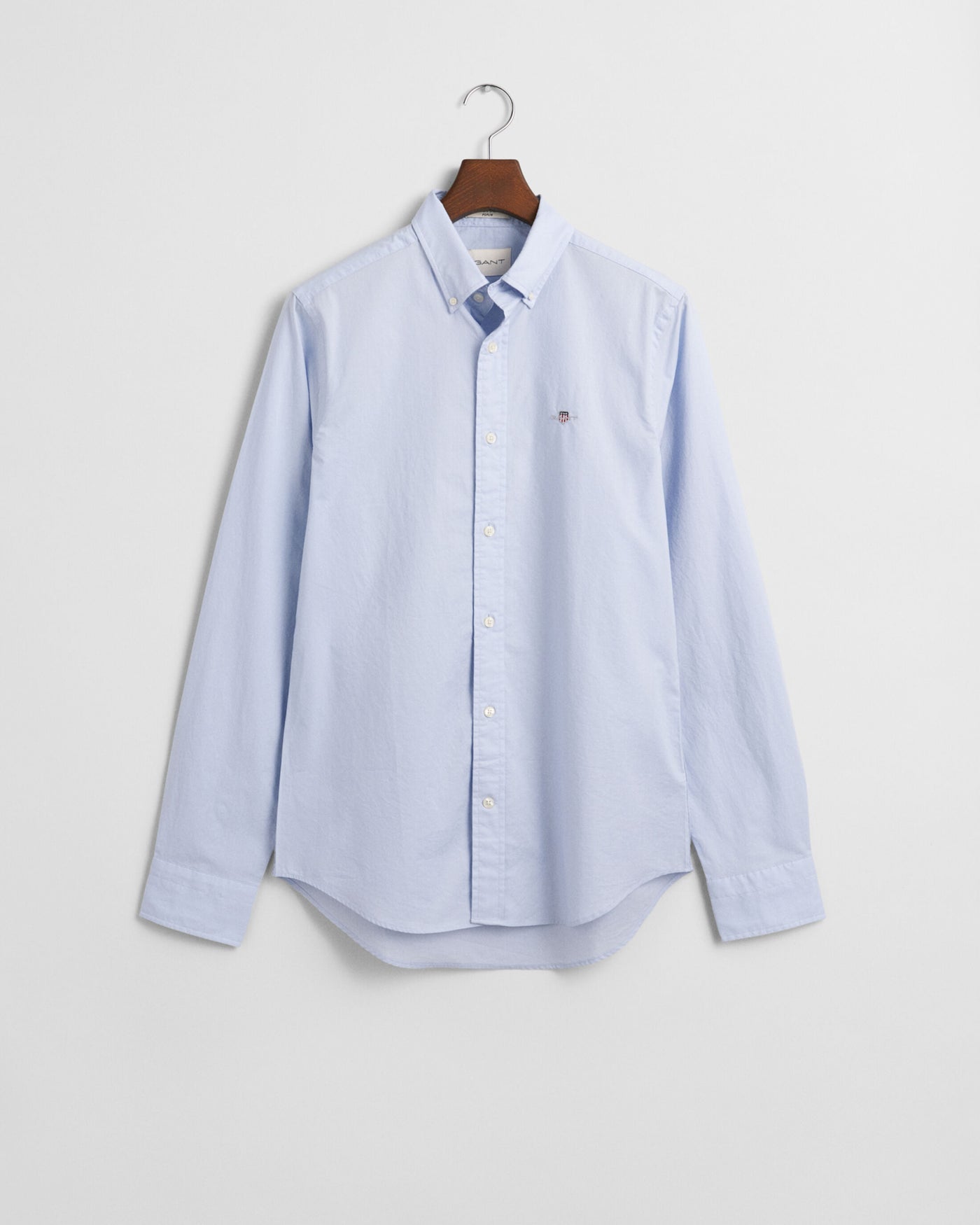 GANT Regular Fit Light Blue Oxford Cotton Shirt