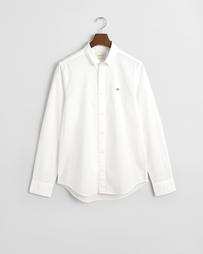 GANT Regular Fit White Oxford Cotton Shirt
