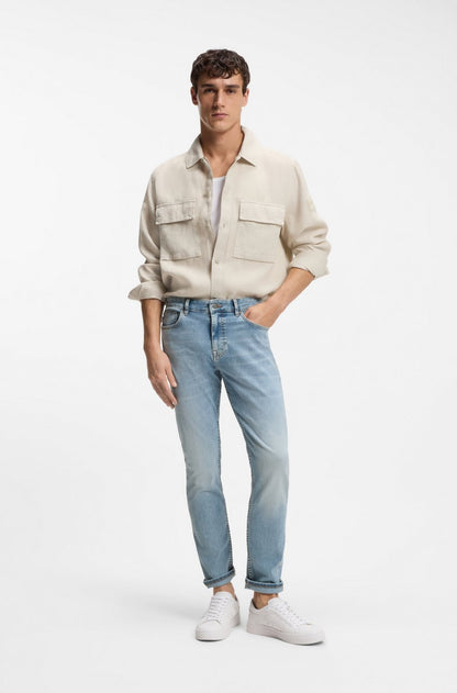 DELAWARE SLIM-FIT JEANS IN BLUE SOFT-MOTION DENIM