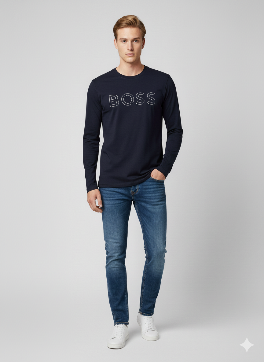 Boss - Regular Fit Long Sleeve Togn