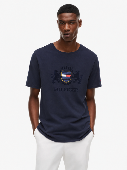 Tommy Hilfiger Crest Logo Slim Fit T-Shirt
