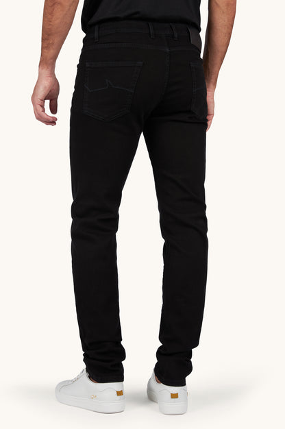 Paul & Shark | Slim-Fit Stretch-Cotton Denim Jeans – Nero