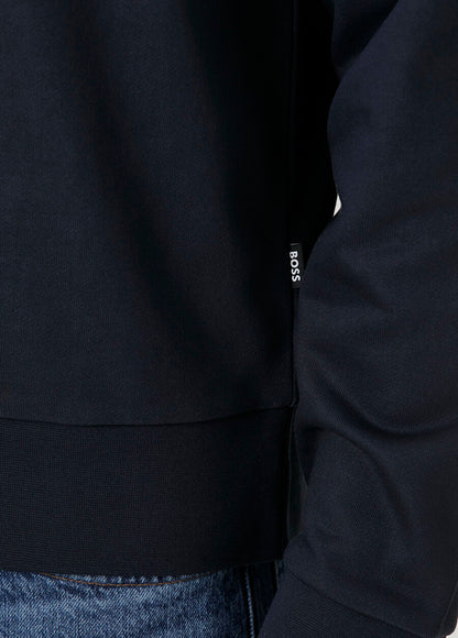 TONAL-LOGO SWEATSHIRT IN COTTON BLEND