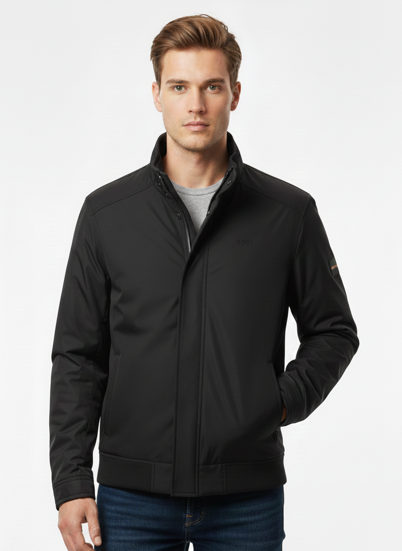 BOSS Men's Performance Softshell Jacket - Jet Black