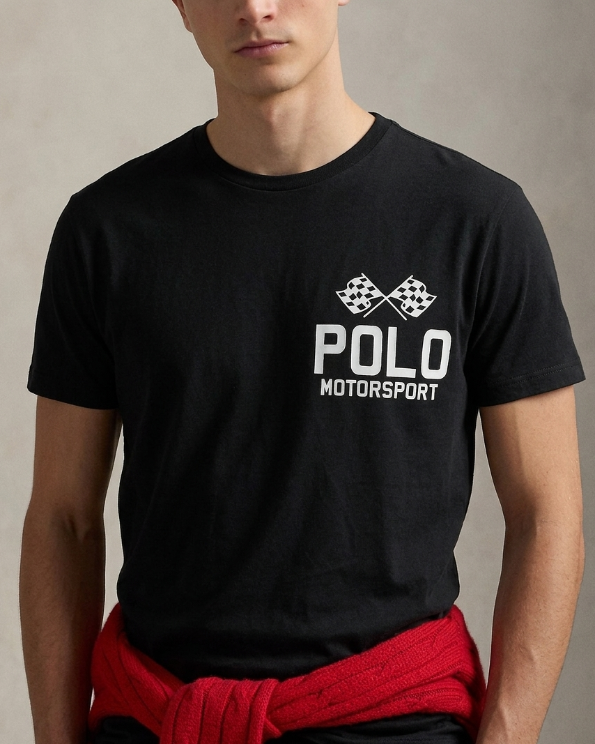 Polo Ralph Lauren – Custom Slim Fit Motorsport Graphic T-Shirt