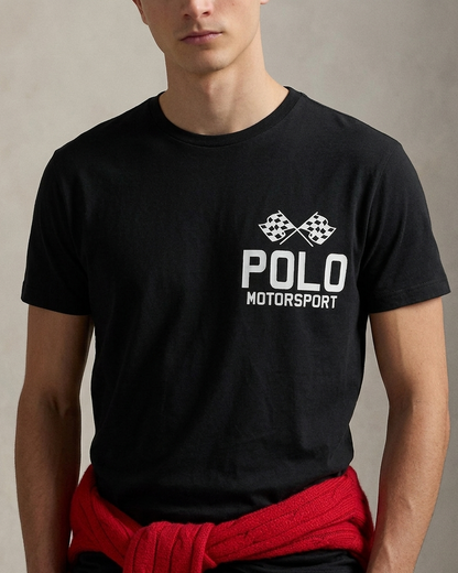 Polo Ralph Lauren – Custom Slim Fit Motorsport Graphic T-Shirt