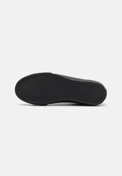BOSS Men's Seth Low-Top Sneakers - Triple Black Monogram Edition
