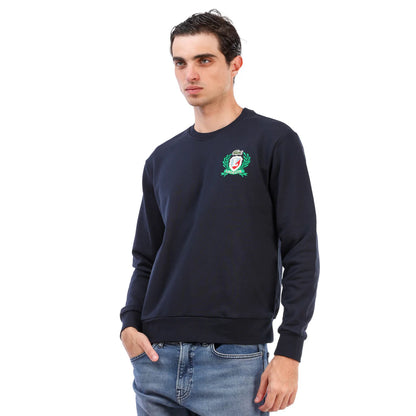 Lacoste Men’s Heritage Crest Terry Sweatshirt