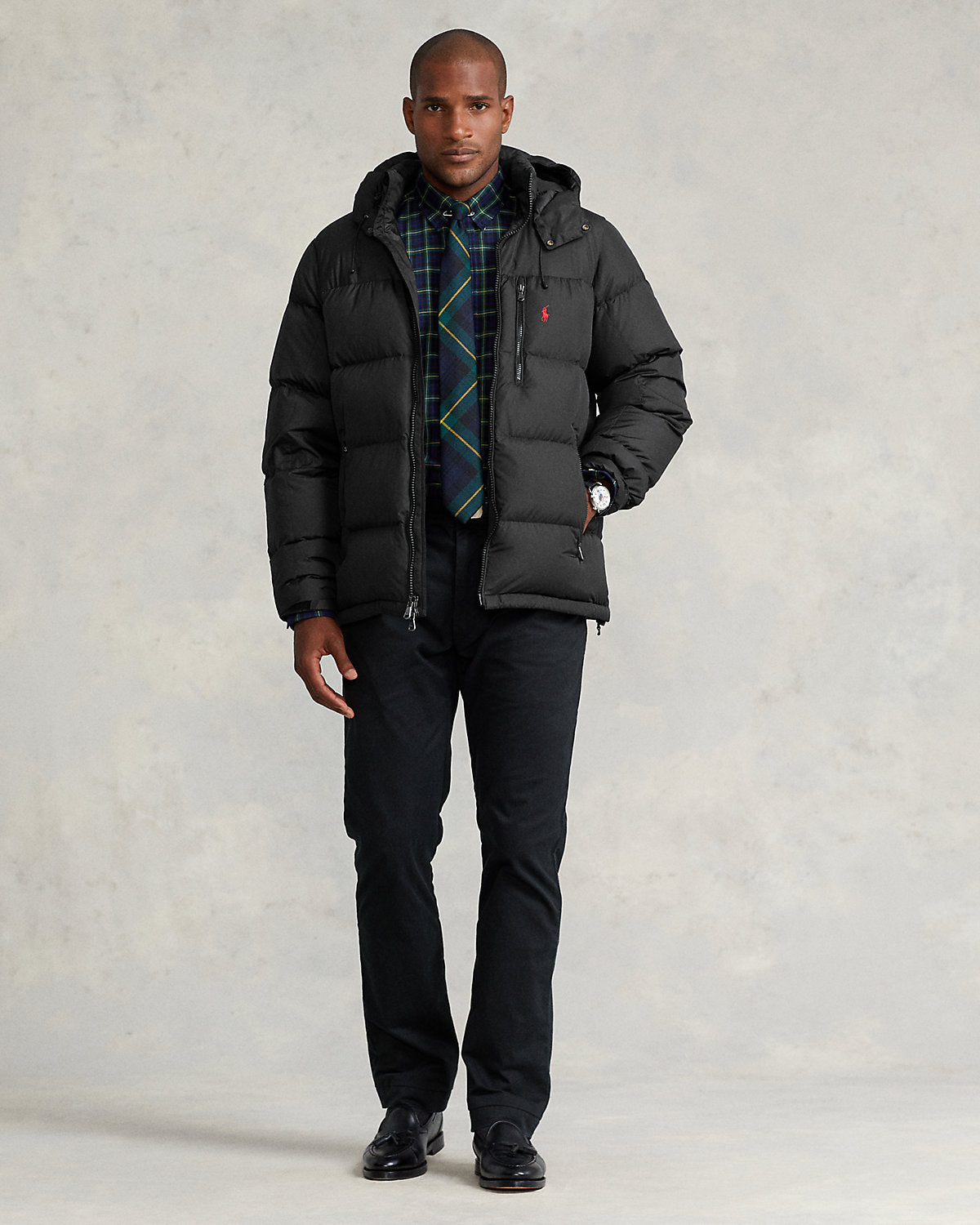 Polo Ralph Lauren Water-Repellent Down Puffer Jacket - Black