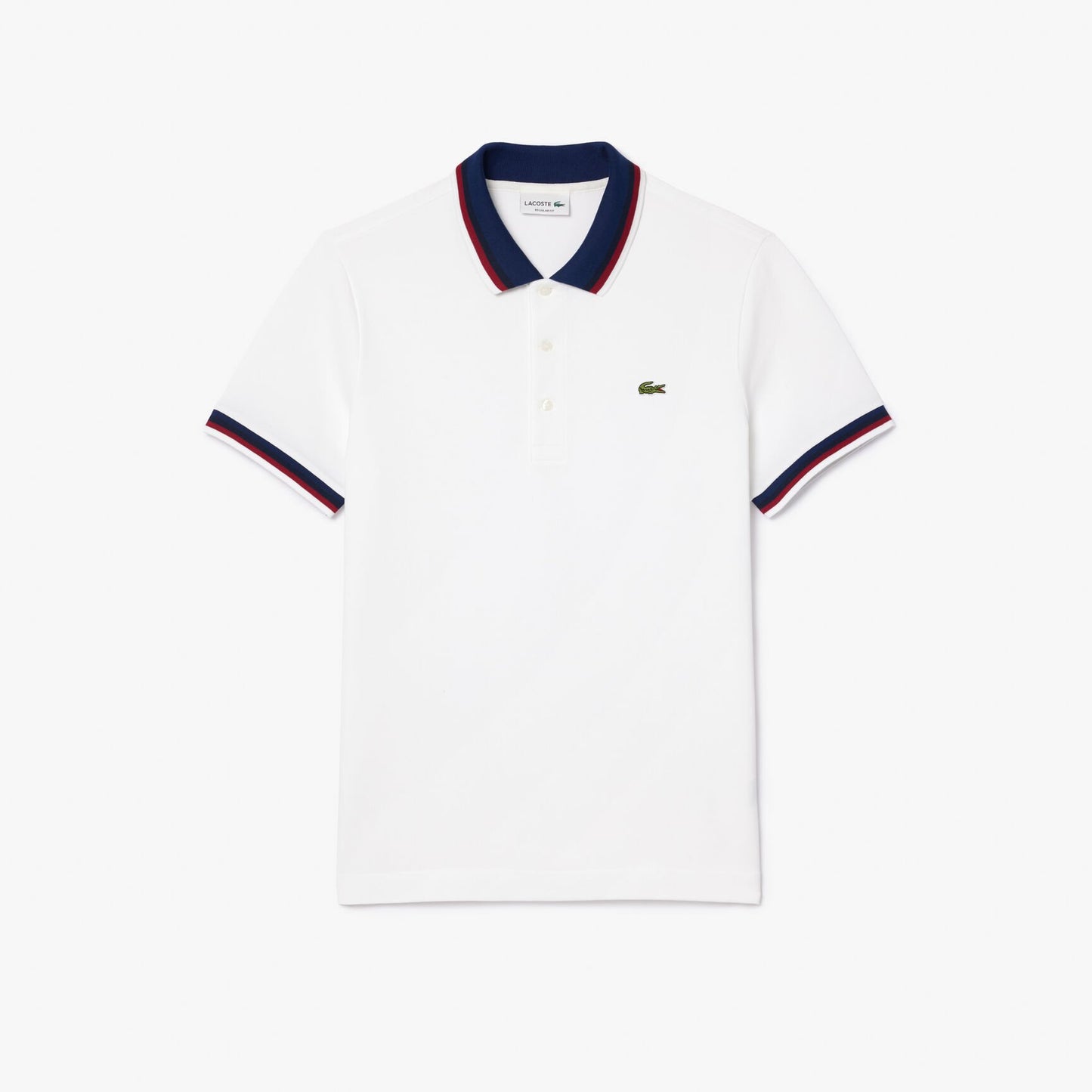 Lacoste Slim Fit Petit Piqué Polo - Tricolor Detail Edition