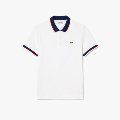 Lacoste Slim Fit Petit Piqué Polo - Tricolor Detail Edition