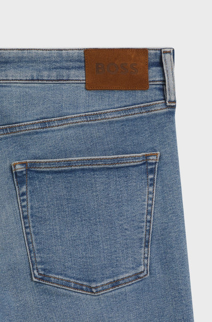 SLIM-FIT JEANS IN BLUE PERFORMANCE-STRETCH DENIM