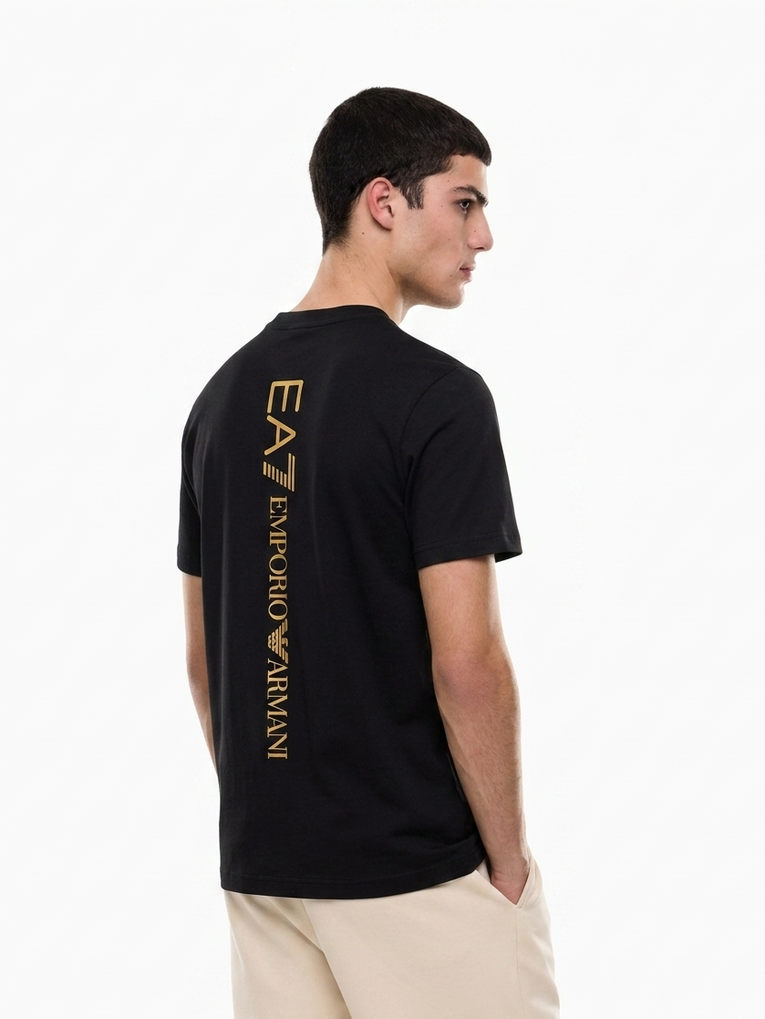 EA7 Emporio Armani – Vertical Logo Slim-Fit T-Shirt