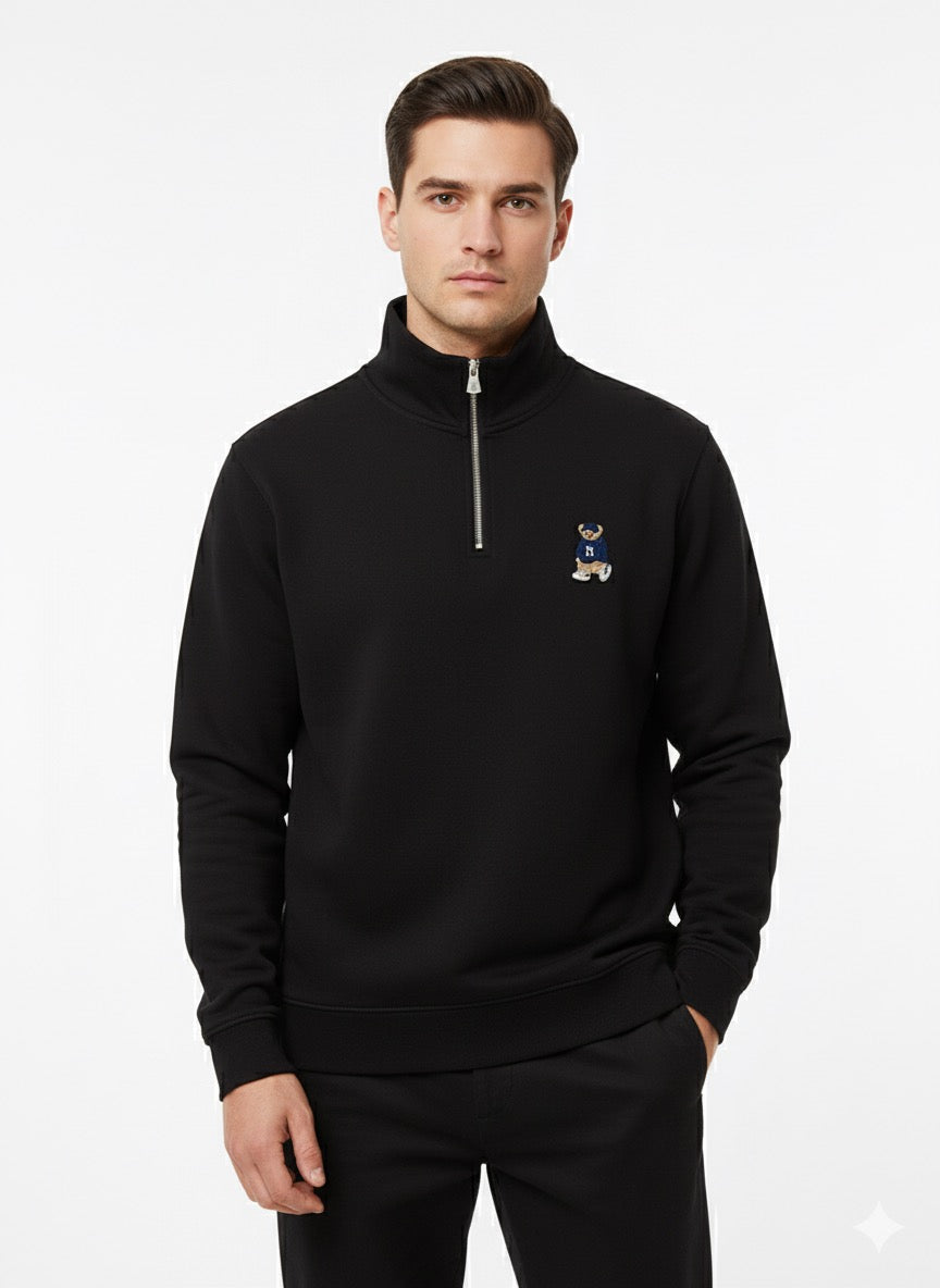 Sweatshirt with Polo Bear Embroidery