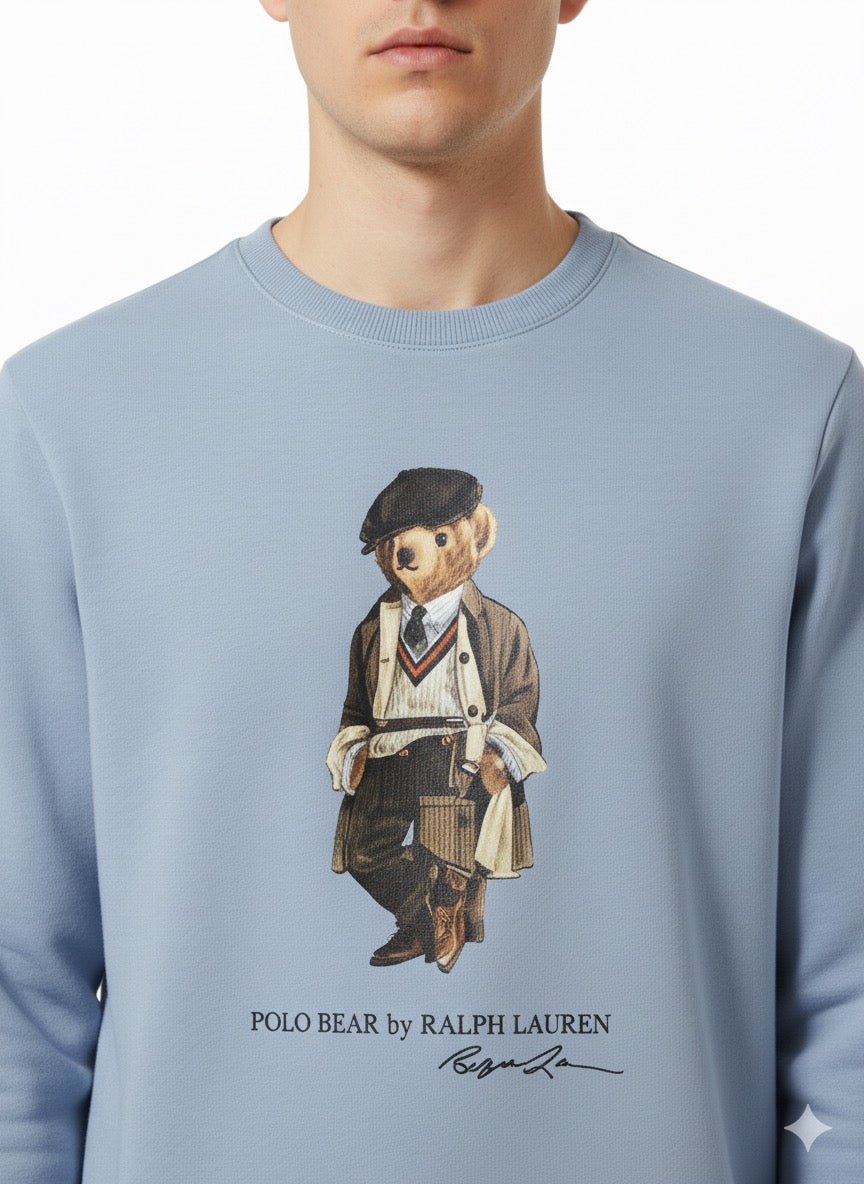 Polo Ralph Lauren Fleece Sweatshirt with Signature Bear Print