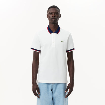 Lacoste Slim Fit Petit Piqué Polo - Tricolor Detail Edition