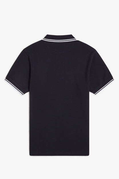 Fred Perry M3600 Twin Tipped Polo Shirt – Navy / White / Ice