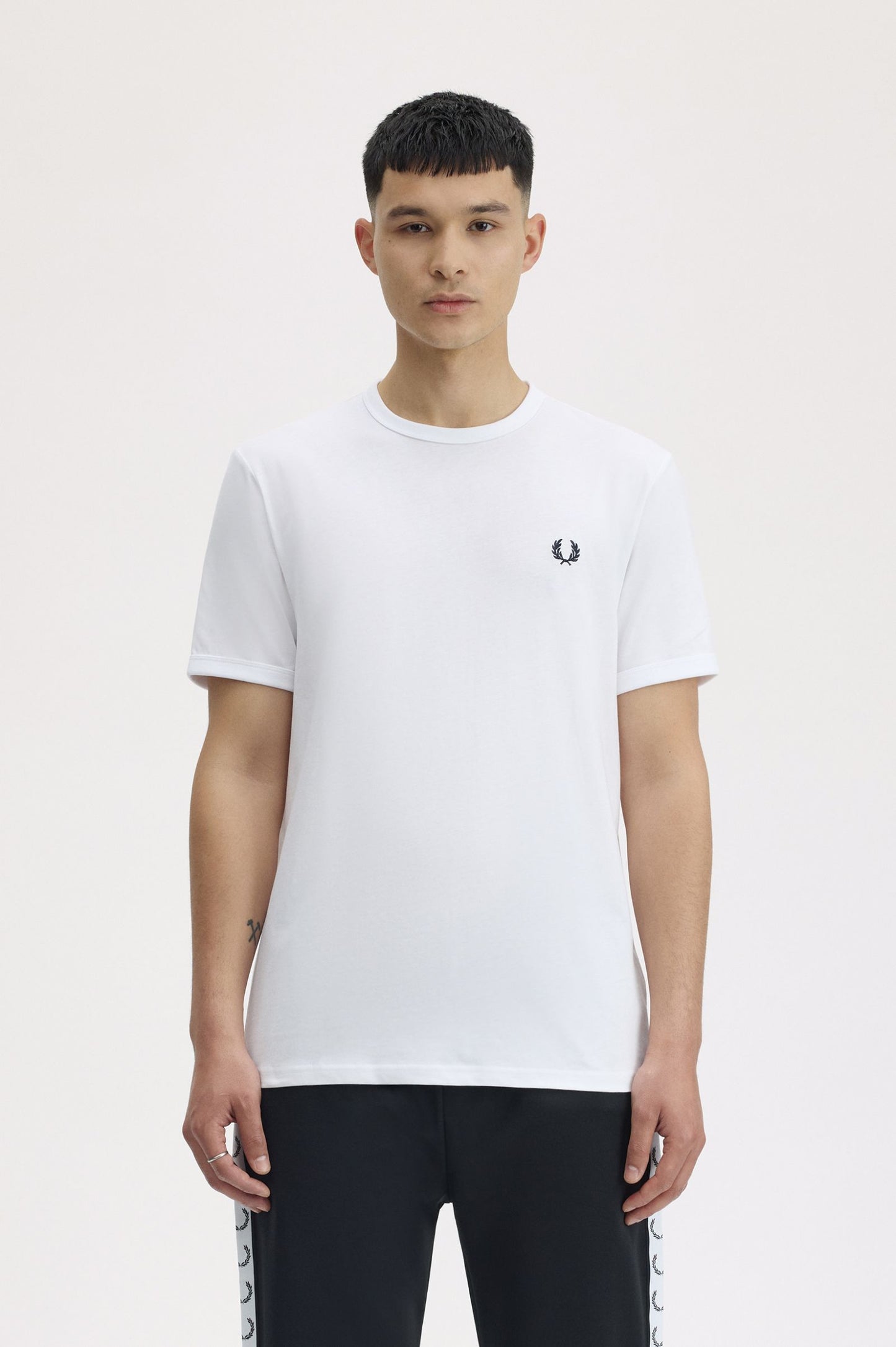 Fred Perry Authentic Crew Neck T-Shirt – White