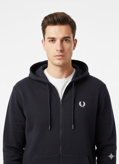 Fred Perry Classic Loopback Full-Zip Hoodie