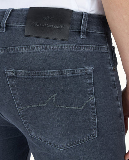 Paul & Shark Slim-Fit Stretch Denim Jeans - Anthracite Dark Wash
