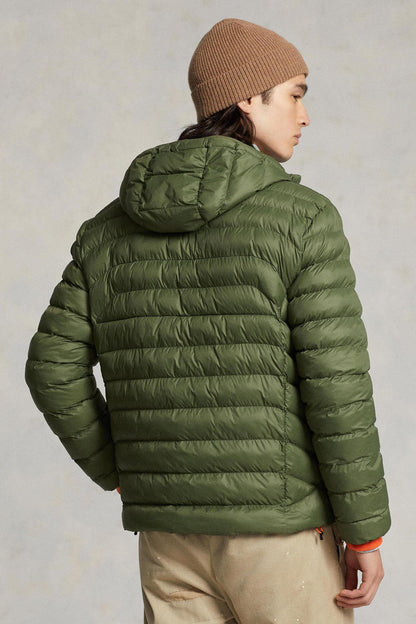 Polo Ralph Lauren Packable Hooded Puffer Jacket - Olive Green