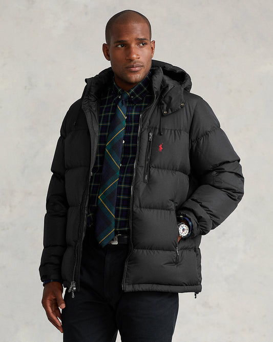 Polo Ralph Lauren Water-Repellent Down Puffer Jacket - Black