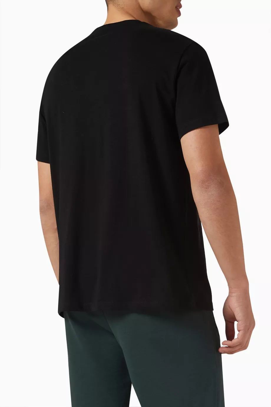 Armani Exchange Regular-Fit Cotton Outlined Logo T-Shirt