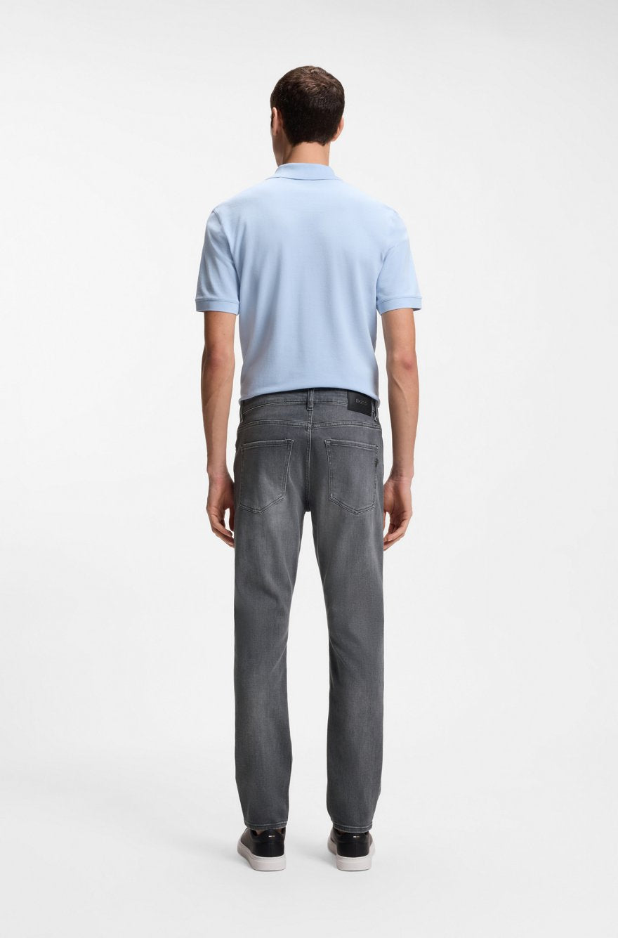 DELAWARE SLIM-FIT JEANS IN SUPER-SOFT GREY DENIM