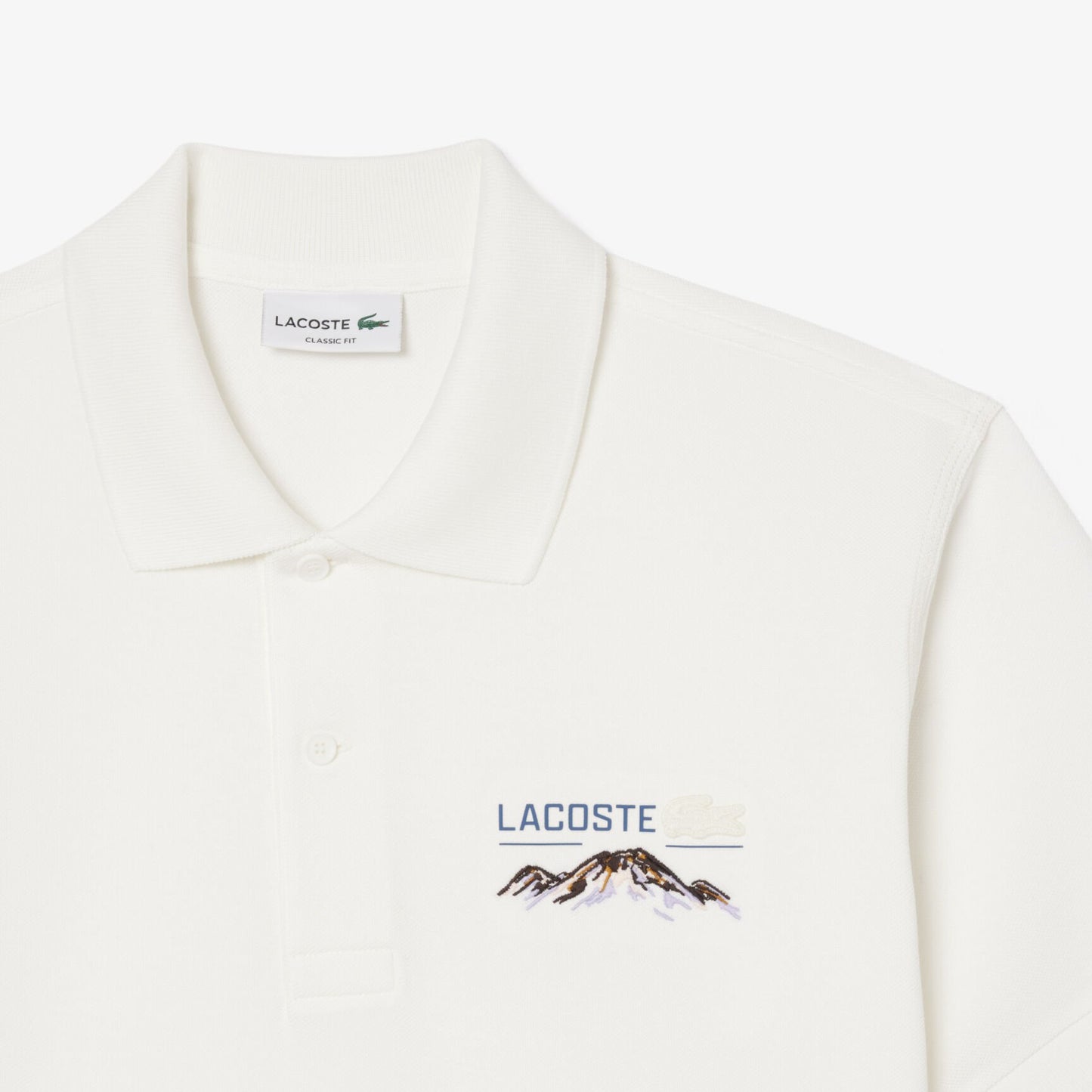 Lacoste Heritage Piqué Polo – Mountain Graphic Edition